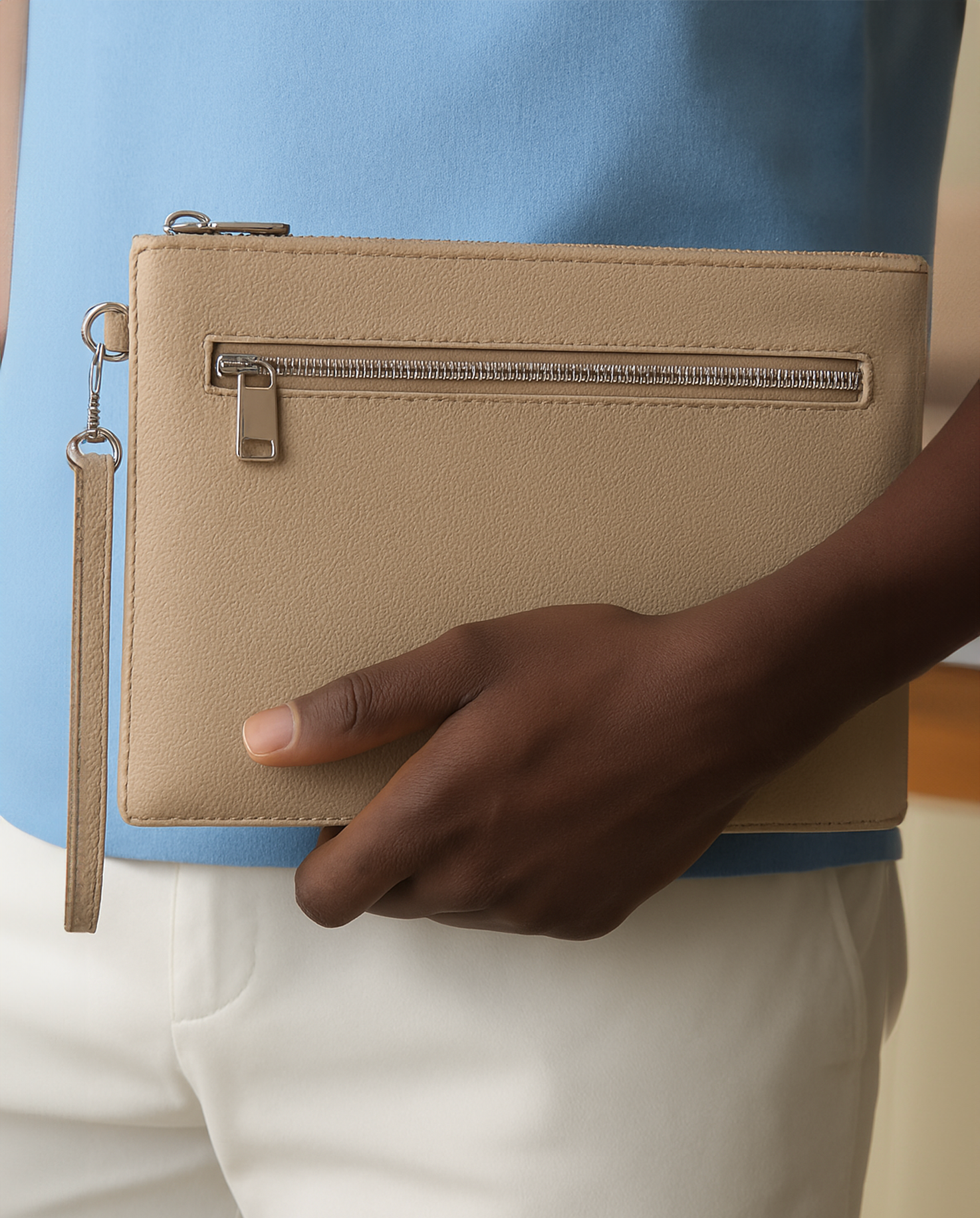 PALERMO POUCH - BEIGE
