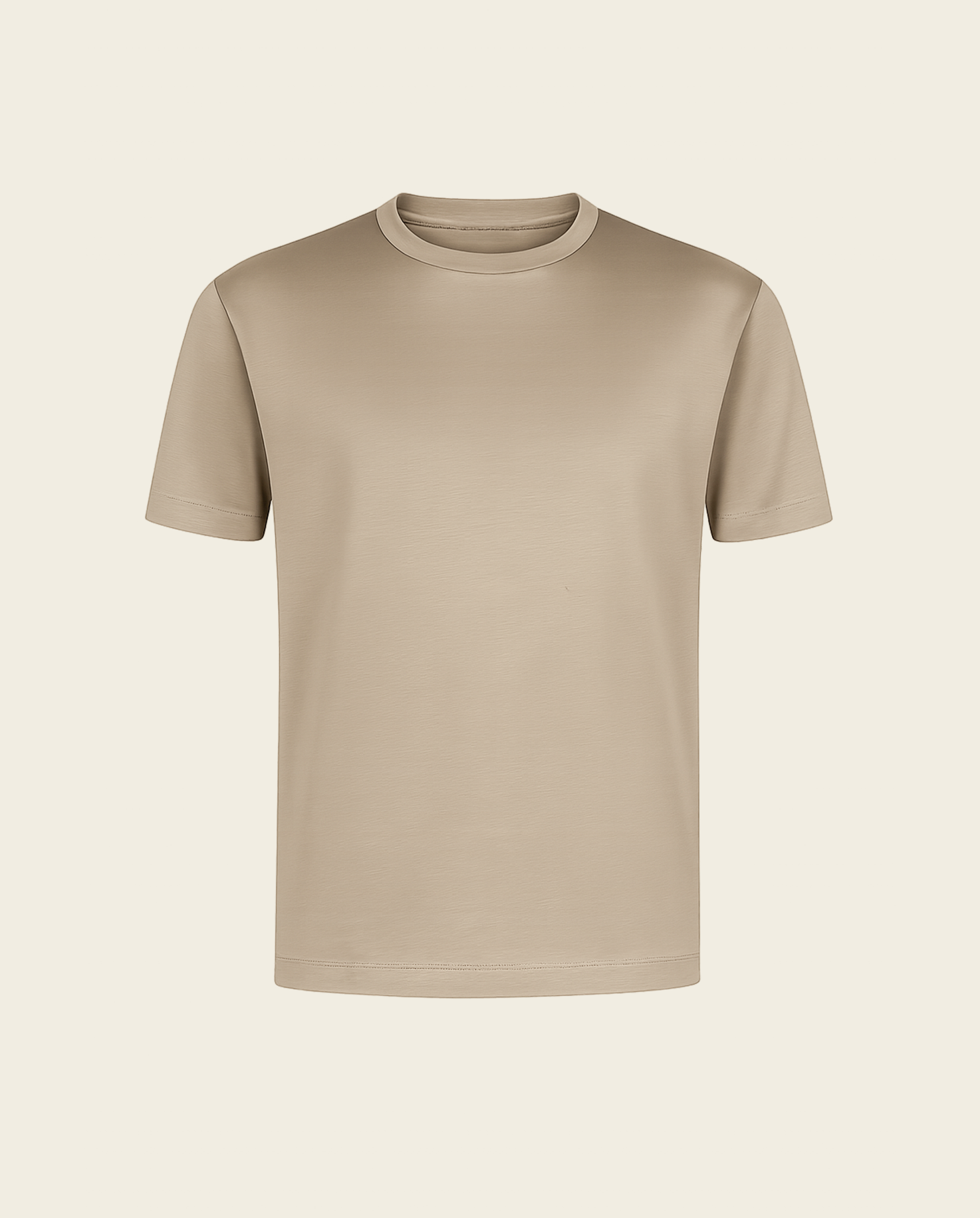 LUXE T-SHIRT - BEIGE
