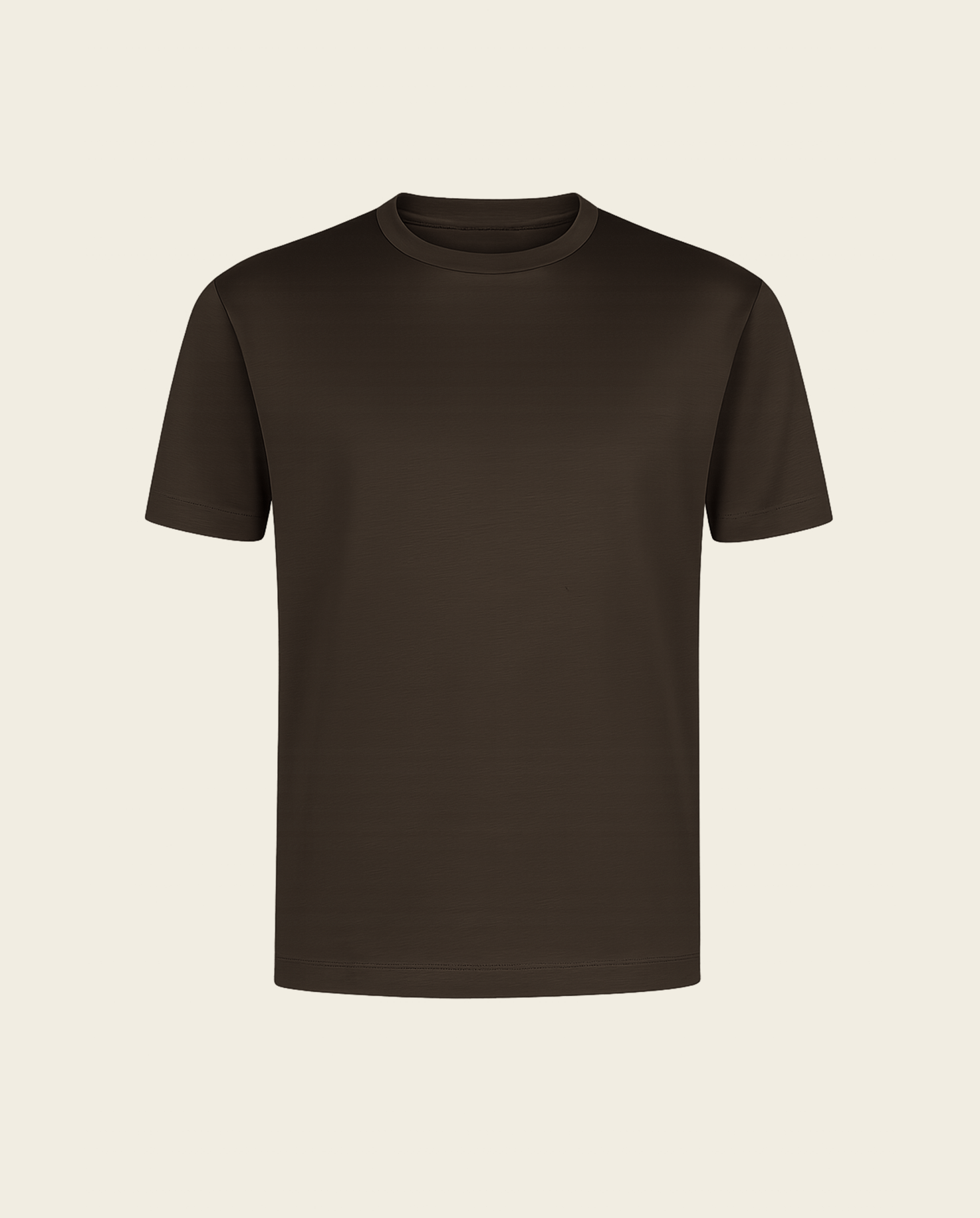 LUXE T-SHIRT - BROWN