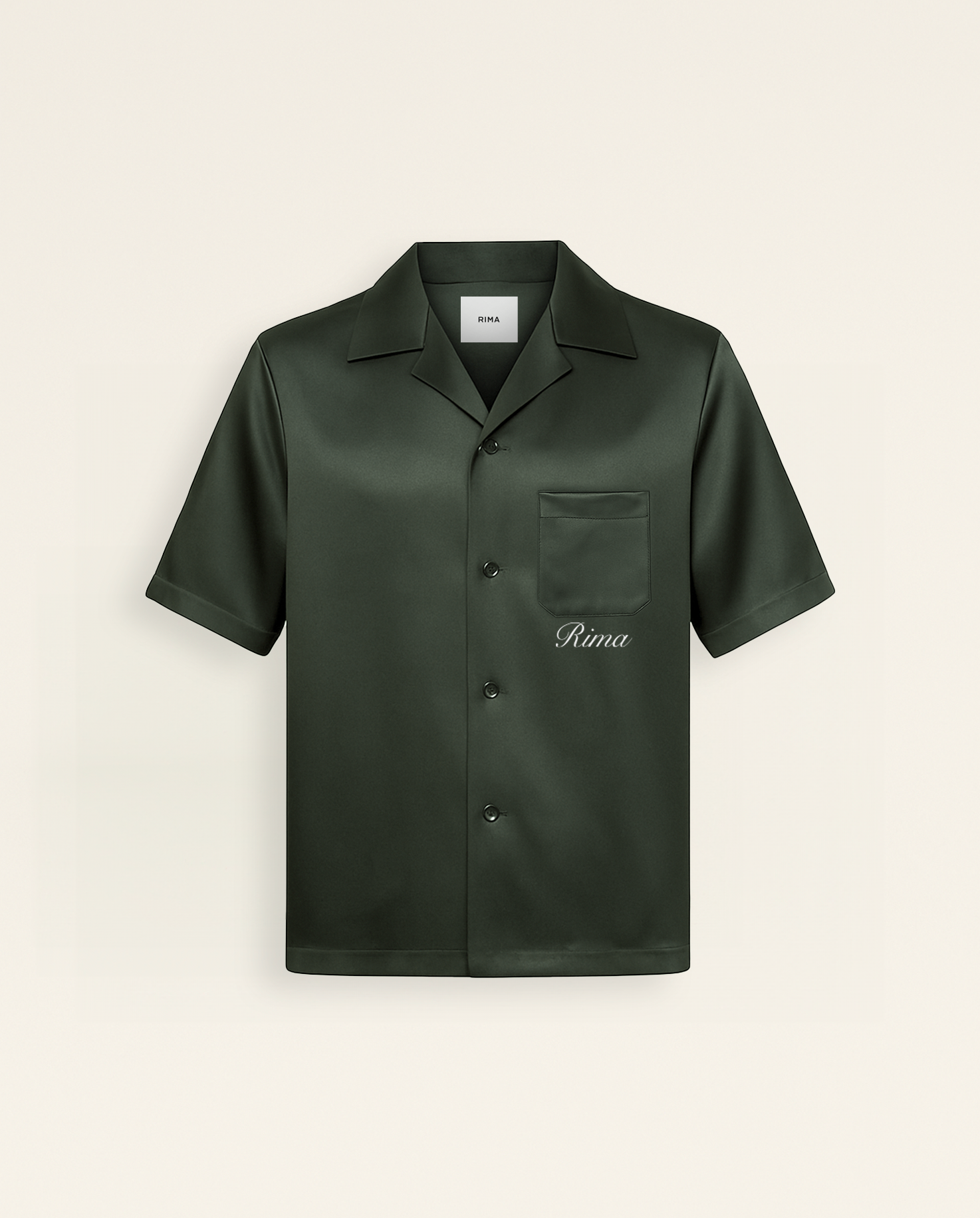 SATIN SHIRT - GREEN