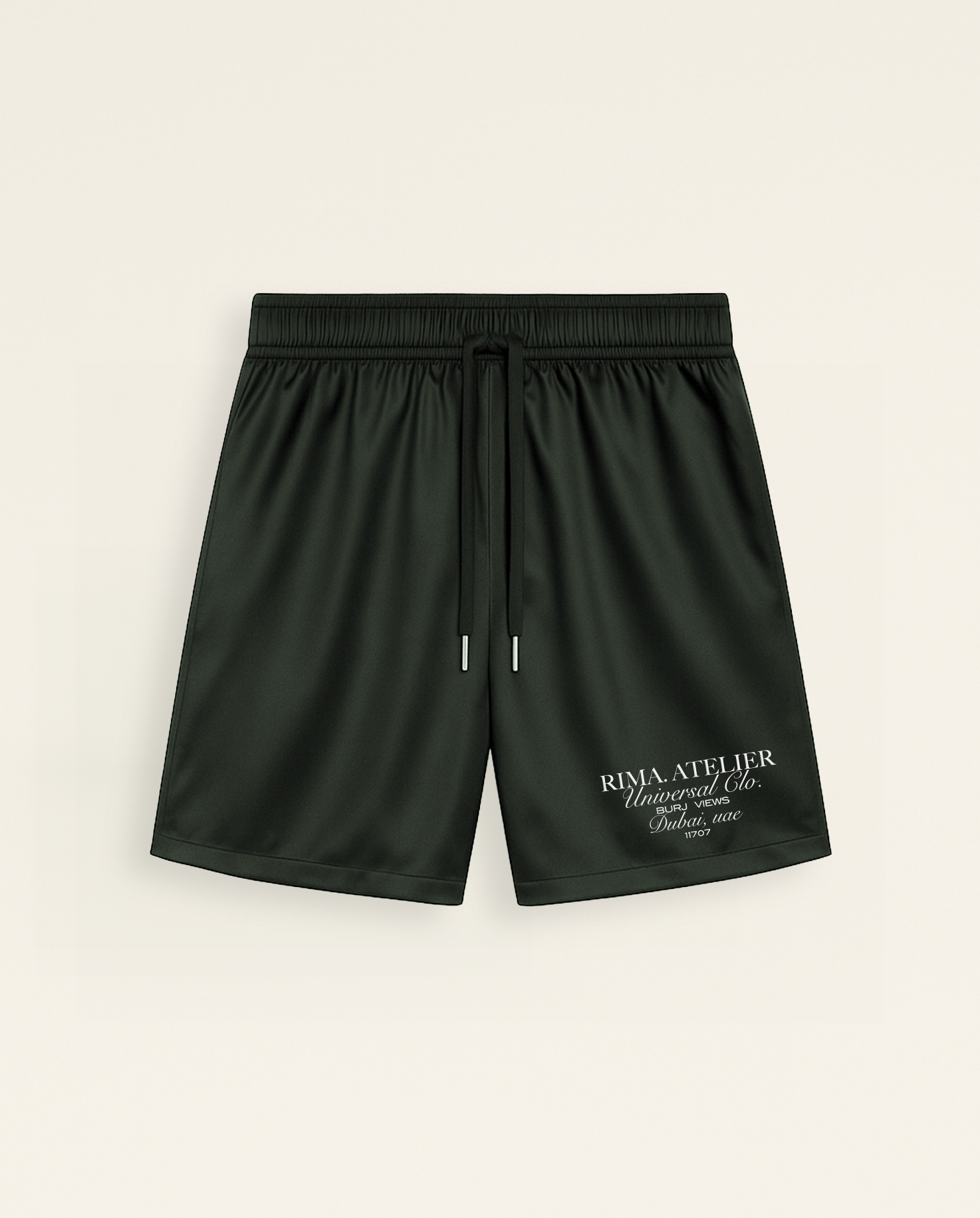 SATIN SHORTS - GREEN