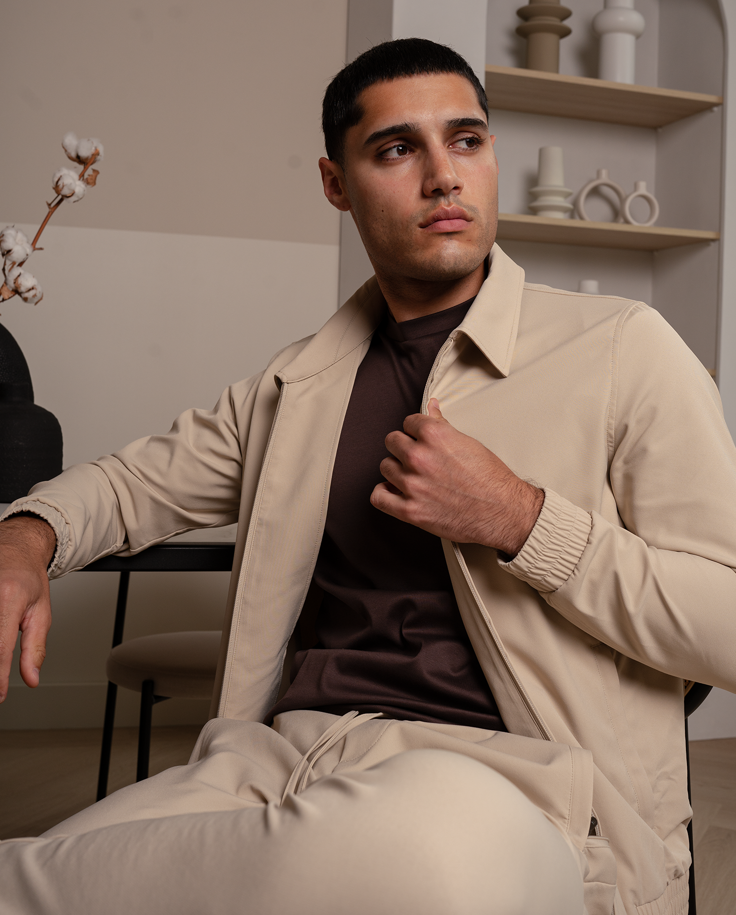 TECH JACKET - BEIGE