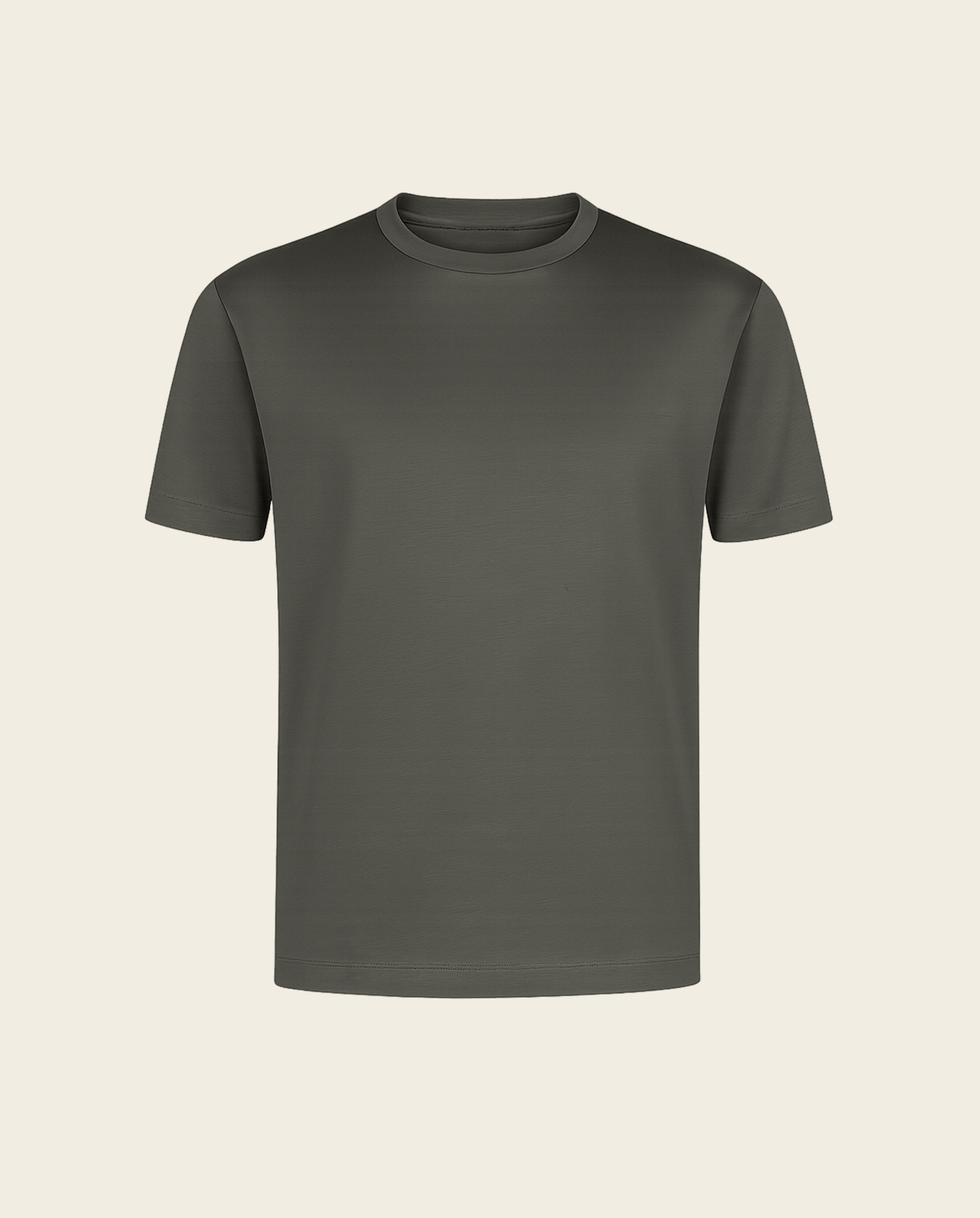 LUXE T-SHIRT - GREENISH GREY